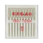 Иглы Organ стандартные №90, 10 шт.