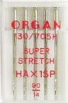 Иглы Organ суперcтрейч №90, 5 шт.