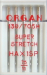 Иглы Organ суперcтрейч №75, 5 шт.