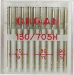 Иглы Organ стандартные №70(4),80(4),90(2), 10шт.