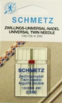 Иглы стандартные двойные 130/705H ZWI № 80/2.5, 1 шт.